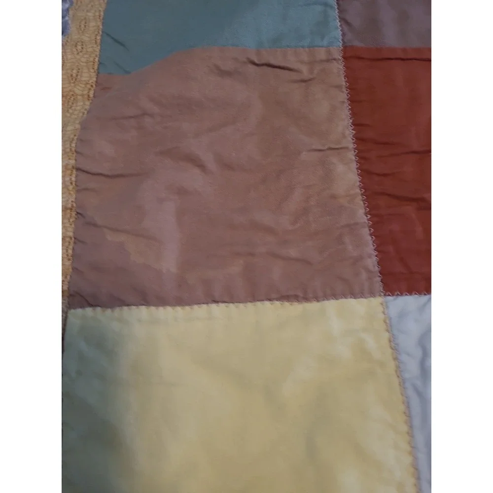 Handmade Quilt African Themed 70x48 Elephants Zebra Lion Cheetah Giraffe